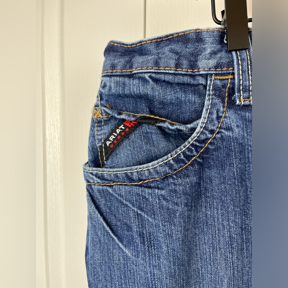 Ariat M4 Relaxed Bootcut CAT 2 Fire Resistant Jean Size 40x31 Utility Workwear - Picture 3 of 9